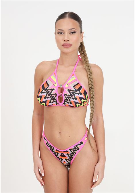 Bikini da donna top e americano fisso fantasia ethos F**K | Beachwear | FK24-0600X07.