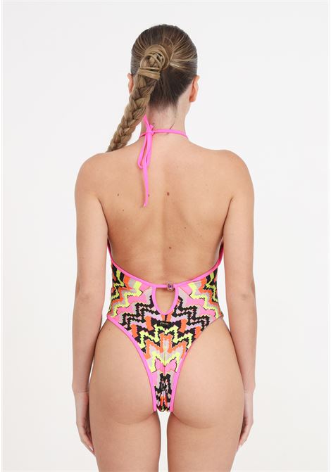 Women's ethos patterned monokini F**K | Beachwear | FK24-0602X07.