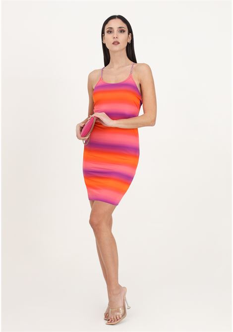 Short multicolor sunrise women's dress F**K | Dresses | FK24-0717X25.