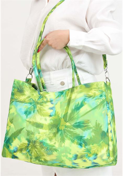 Sundown green women's beach bag F**K | FK24-A030X04.