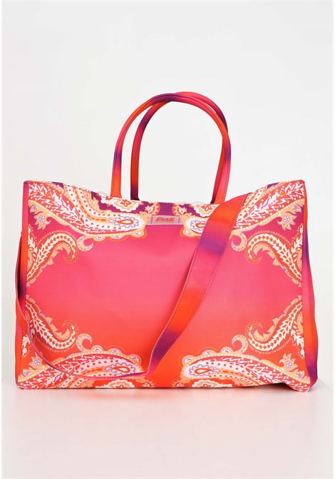 Sunrise pink women's beach bag F**K | FK24-A030X25.