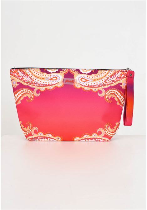 Sunrise pink women's maxi clutch bag F**K | FK24-A032X25.