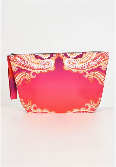 Sunrise pink women's maxi clutch bag F**K | Bags | FK24-A032X25.