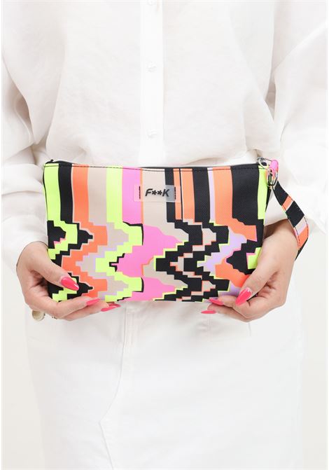 Ethos multicolor women's mini clutch bag F**K | FK24-A034X07.