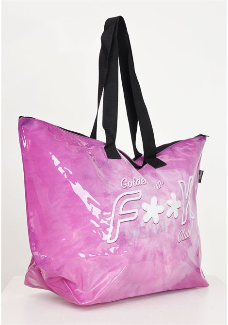 Pink women's shopper with logo on the front F**K | FK24-A245X04.
