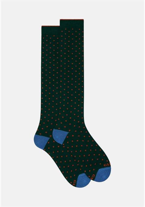 Long socks for men with polka dot pattern GALLO | Socks | AP10301332120