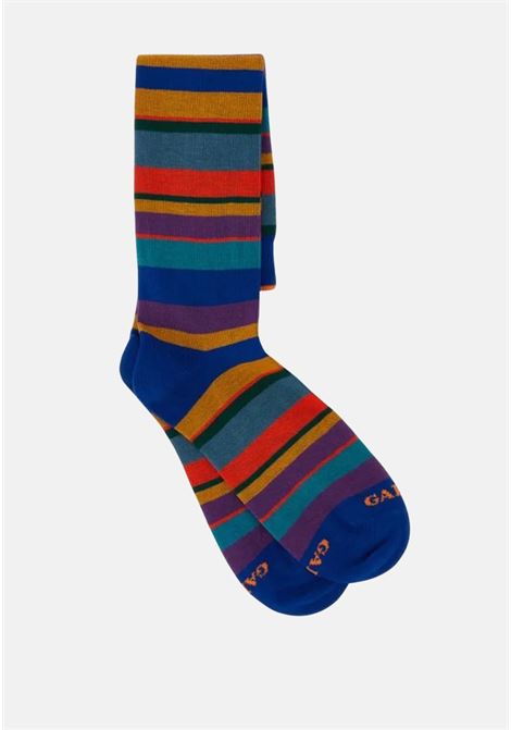 Multicolor striped long socks for men GALLO | Socks | AP10341332121