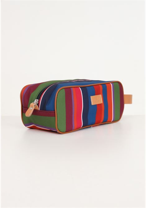 Men's pencil case with colored stripes pattern GALLO |  | AP50453210738