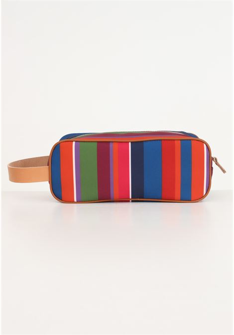 Men's pencil case with colored stripes pattern GALLO |  | AP50453210738
