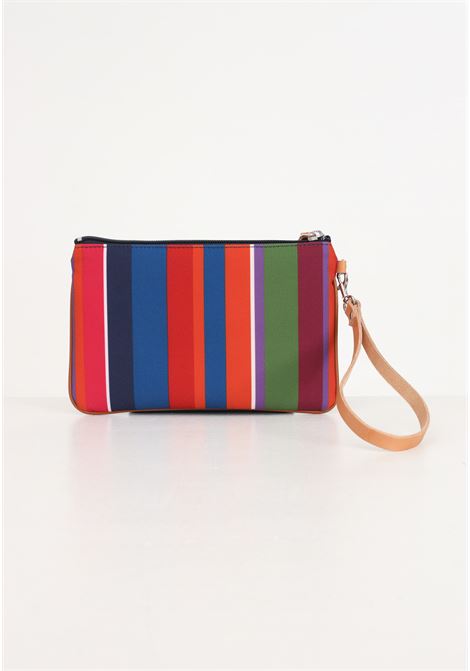 Men's clutch bag with colored stripes pattern GALLO | Bags | AP50788810738