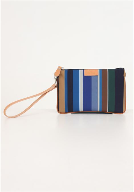 Men's clutch bag with colored stripes pattern GALLO | Bags | AP50788812860