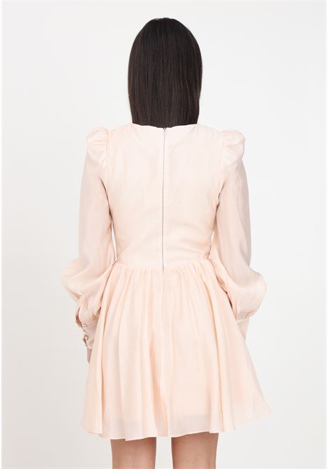 Pale peach short women's dress GLAMOROUS | Dresses | CK7468LIGHT PEACH