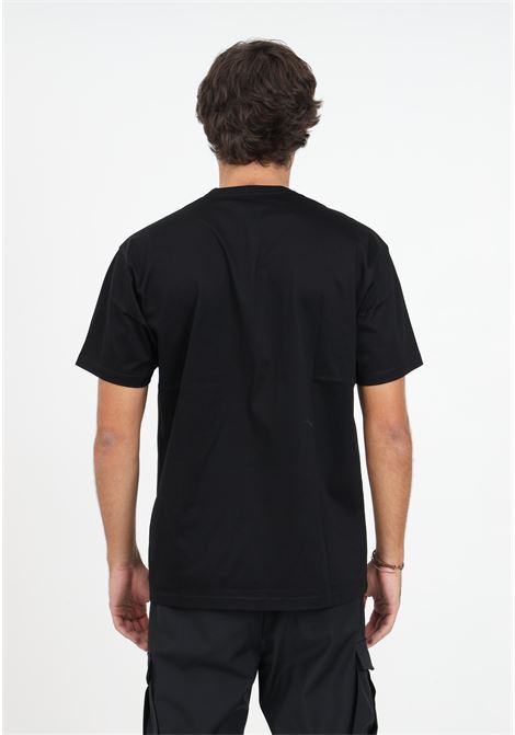 T-shirt nera con ricamo da uomo GOLDEN CRAFT | T-shirt | GC1TFW23247137D001