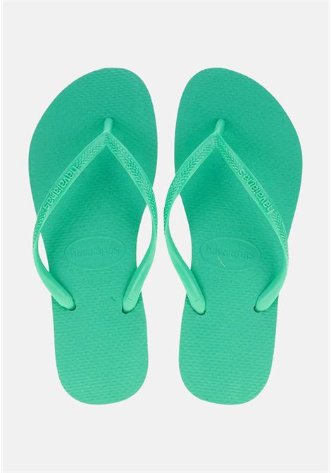 Slim women's green flip flops HAVAIANAS | Flip flops | 40000306160