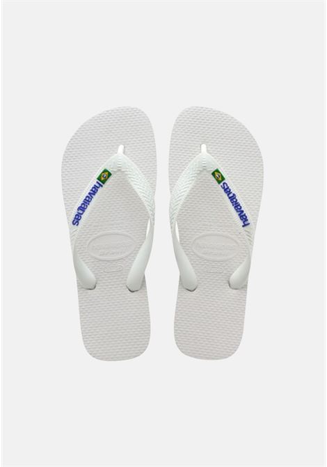 White Brasil flip flops for boys and girls HAVAIANAS | 4110850-I250001
