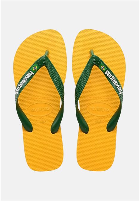Brasil yellow flip flops for men and women HAVAIANAS | Flip flops | 41108501740