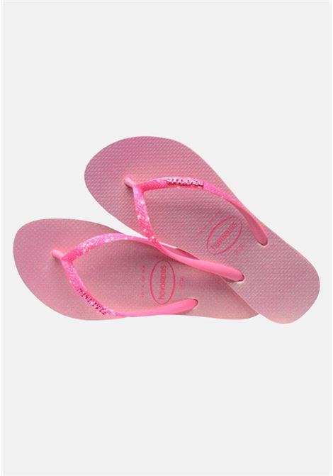 Havaianas Slim Sparkle pink infraito for women HAVAIANAS | Flip flops | 41489225567