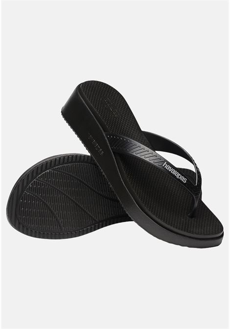High Platform black flip flops for women HAVAIANAS | 41493290090