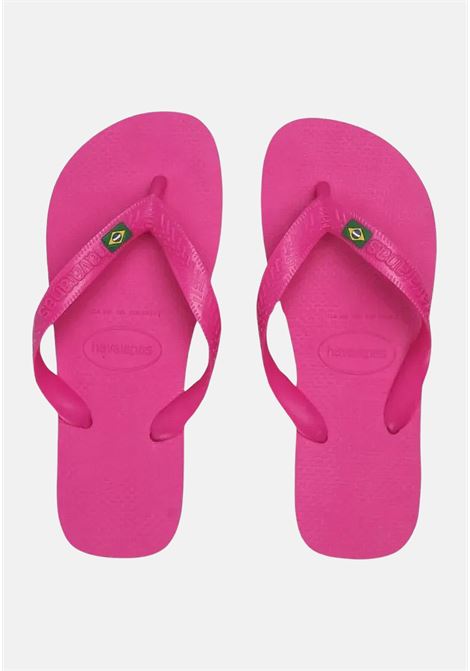 Fuchsia Brazil flip flops for girls HAVAIANAS | 4149370-I256002