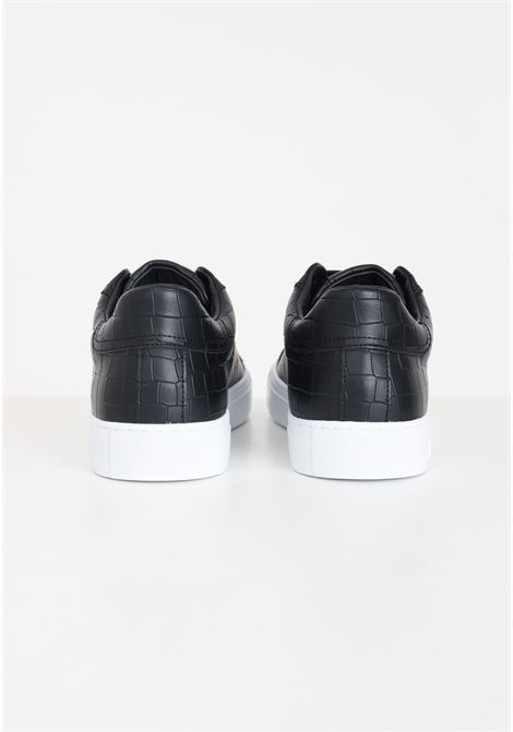 Black white sole men's sneakers HIDE & JACK | EIBKLBLKWHT