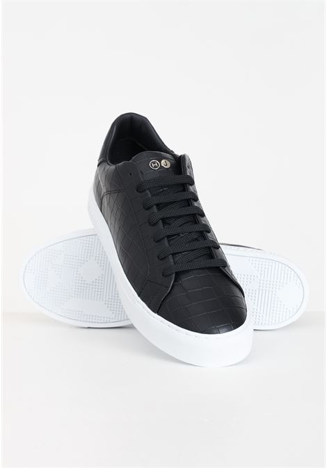 Black white sole men's sneakers HIDE & JACK | EIBKLBLKWHT