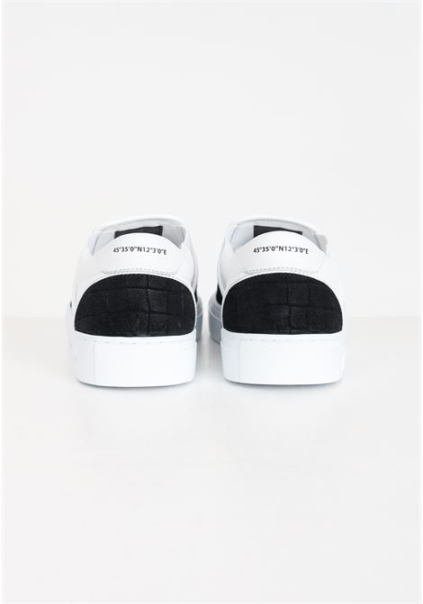 Black white sole men's sneakers HIDE & JACK | FCROLBLKWHT