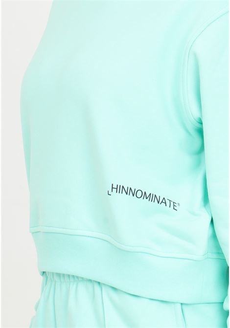 Maldives green women's sweatshirt with hood HINNOMINATE | HMABW00119-PTTS0032VE14