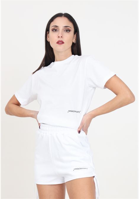 White Jersey Half Sleeve Women's T-Shirt HINNOMINATE | HMABW00124-PTTS0043BI01