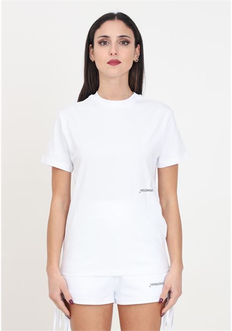 T-Shirt da donna Mezza Manica In Jersey bianca HINNOMINATE | T-shirt | HMABW00124-PTTS0043BI01
