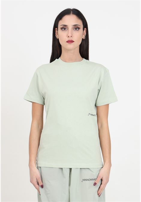 T-Shirt da donna Mezza Manica In Jersey Verde Aloe HINNOMINATE | HMABW00124-PTTS0043VE15