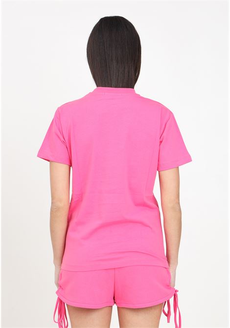 Women's half-sleeve t-shirt in geranium pink jersey HINNOMINATE | HMABW00124-PTTS0043VI16