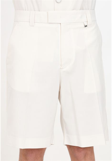 Cream Bermuda shorts for men I'M BRIAN | Shorts | BE2841PANNA