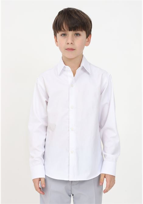 Classic white shirt for children I'M BRIAN | CA2465J002
