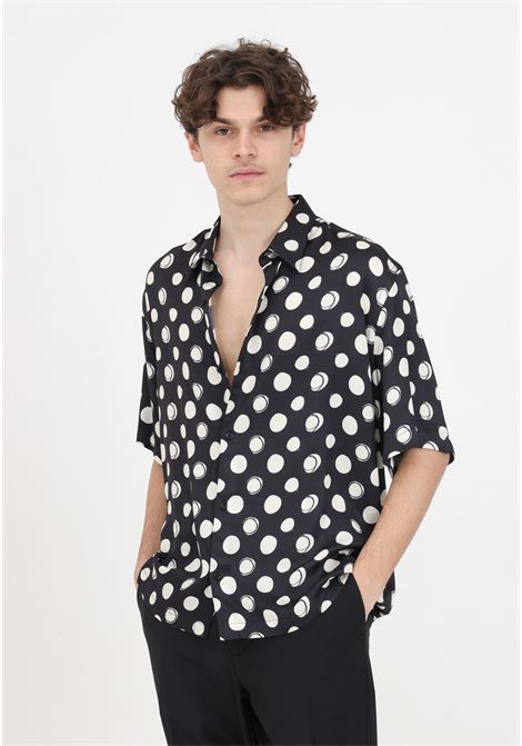 Polka dot patterned men's shirt I'M BRIAN | Shirt | CA28150028