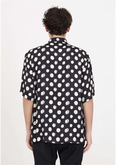 Polka dot patterned men's shirt I'M BRIAN | Shirt | CA28150028