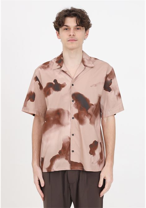 Brown patterned men's shirt I'M BRIAN | CA28720028