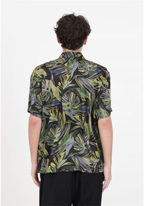 Patterned men's shirt with leaves I'M BRIAN | Shirt | CA28740028