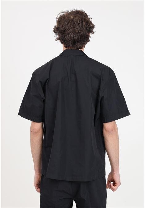 Black men's shirt with logo patch I'M BRIAN | Shirt | CA2893009