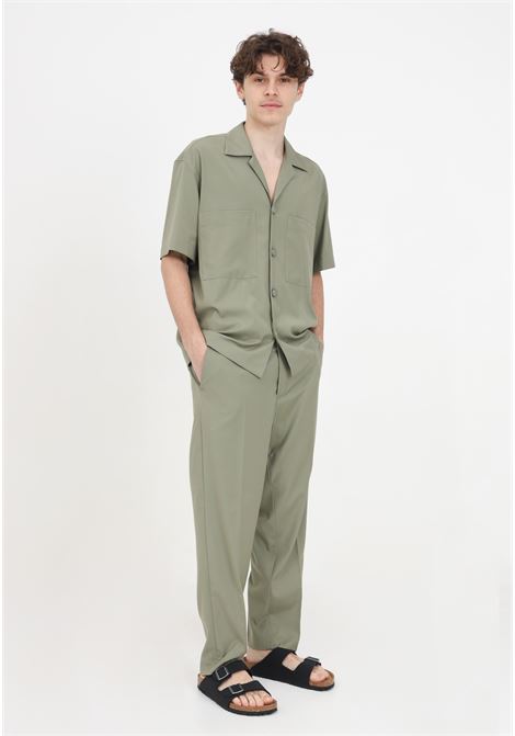 Green men's america pocket trousers I'M BRIAN | PA2840101