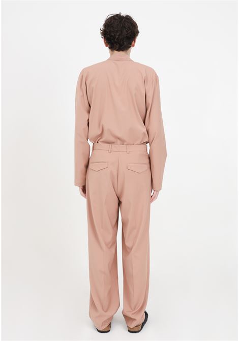 Powder pink men's pleated trousers I'M BRIAN | PA2859CIPRIA