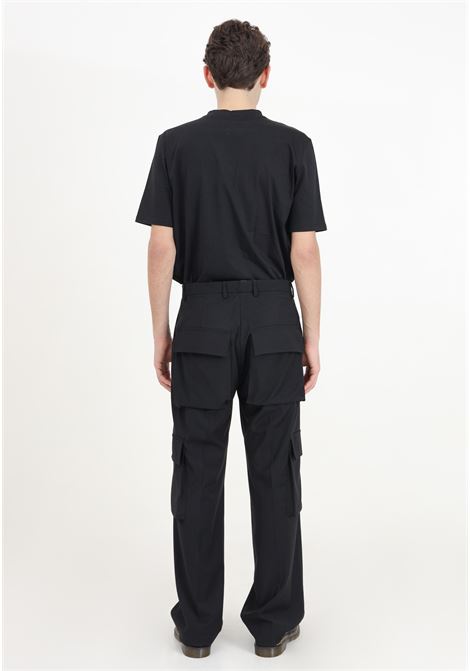 Pantalone casual nero da uomo modello cargo I'M BRIAN | Pantaloni | PA2965NERO