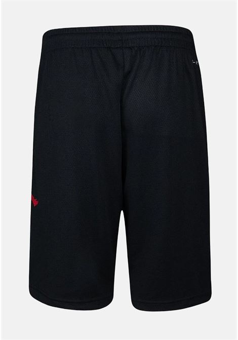 Black sports shorts for children with logo print JORDAN | Shorts | 957176023