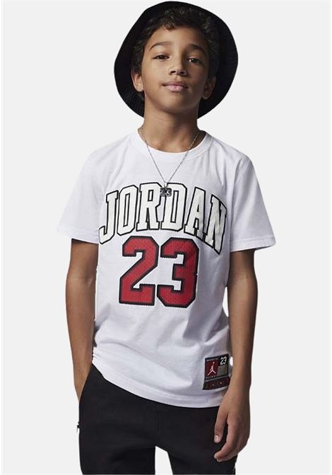 T-shirt a manica corta PRACTICE FLIGHT bianca da bambino JORDAN | T-shirt | 95A088001