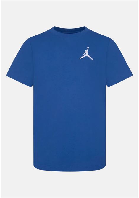 Blue sports t-shirt for boys and girls with Jumpman logo JORDAN | T-shirt | 95A873U1R