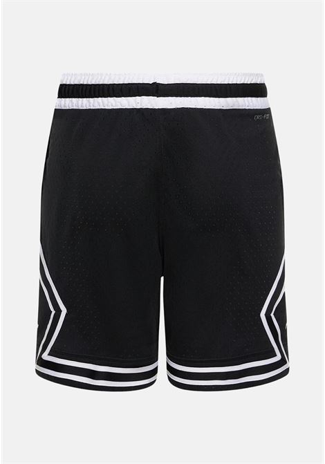 Shorts sportivo nero da bambino bambina con logo Jumpman laterale JORDAN | 95B136023