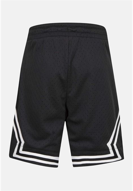 Shorts sportivo nero da bambino bambina con logo Jumpman laterale JORDAN | 95B136023