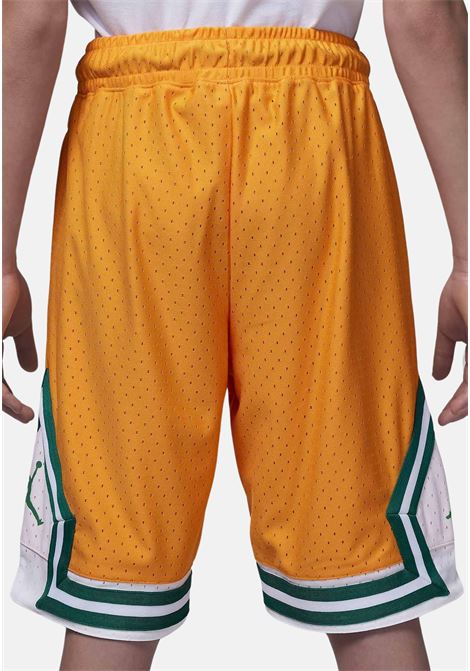 Shorts sportivo arancione per bambino e bambina con logo Jumpman JORDAN | 95B136N67