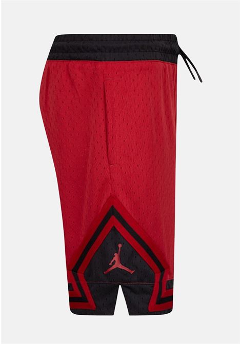 Shorts sportivo rosso da bambino con logo Jumpman laterale JORDAN | Shorts | 95B136R78