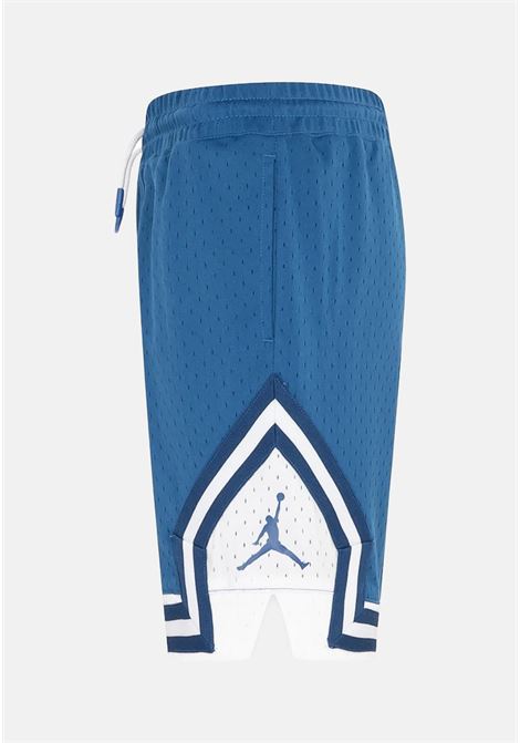 Shorts sportivo blu da bambino con logo Jumpman laterale JORDAN | 95B136U1R