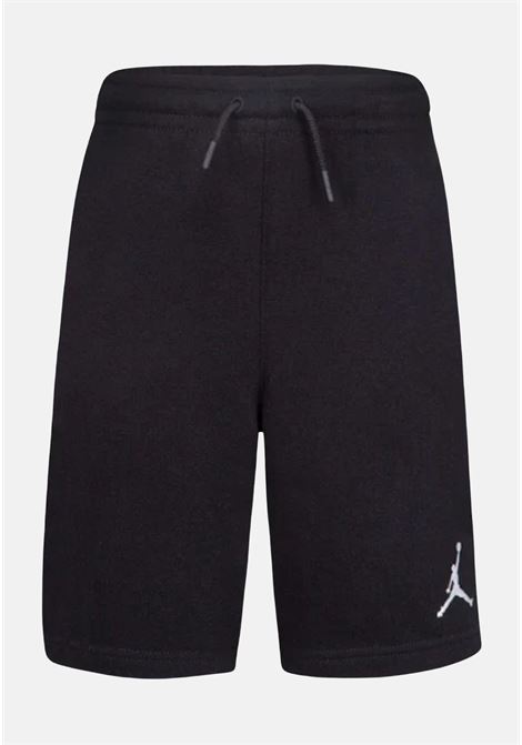 Shorts bambino bambina neri con logo jumpman JORDAN | Shorts | 95C575023